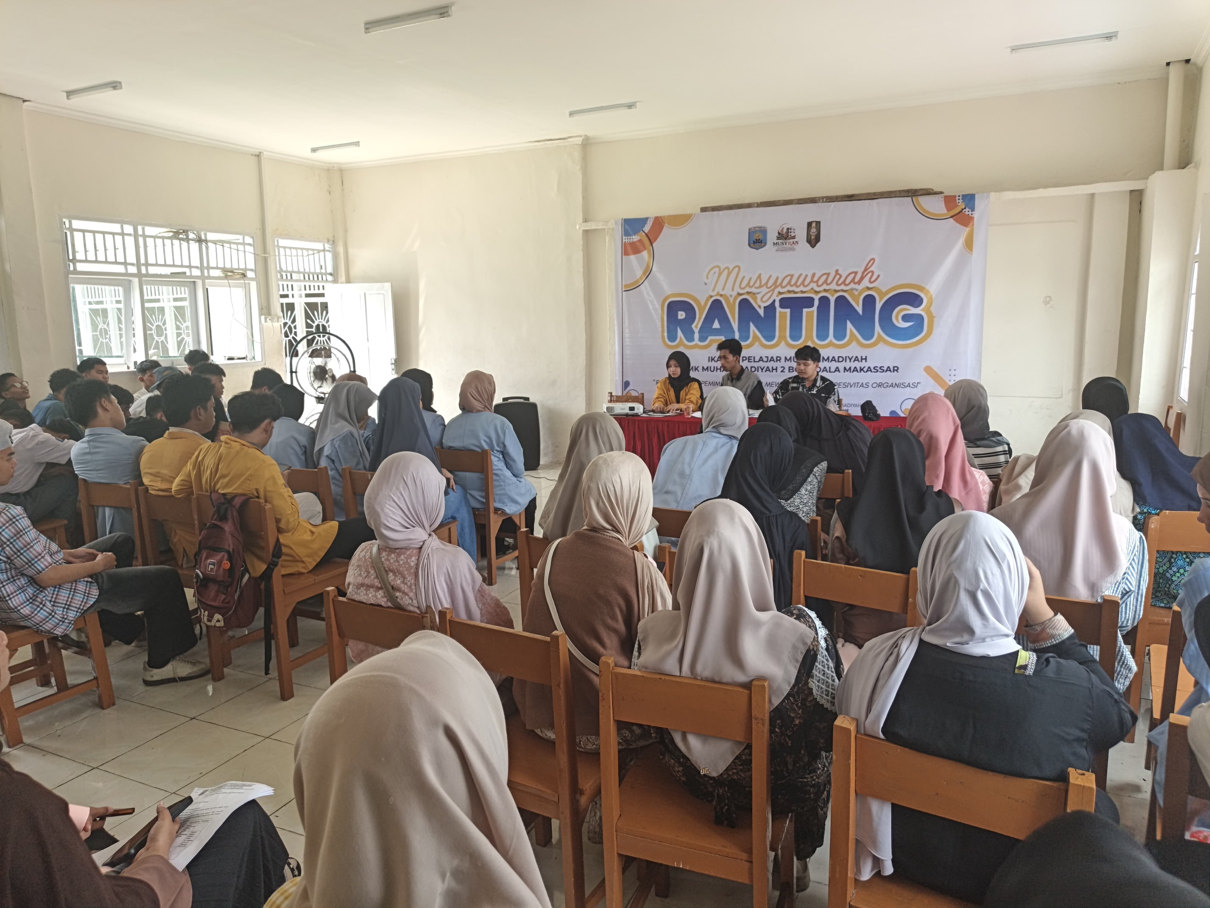 Suksesi Kepemimpinan di Sekolah, IPM SMK Muhammadiyah 2 Bontoala Gelar Musyawarah Ranting